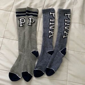 (never worn) VS Pink Socks!